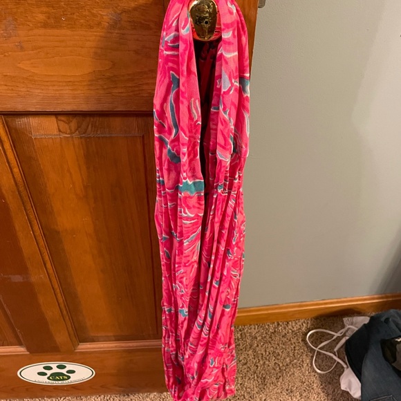 Lilly Pulitzer pink scarf - Picture 2 of 8
